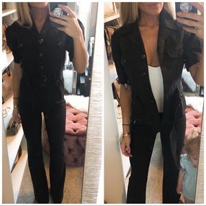 Marc Marc Jacobs Black Short Sleeve Cargo Jacket